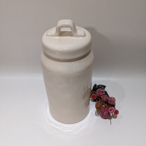 Brand New Never Used Rae Dunn Christmas Nutcracker Peace Ceramic Cannister Jar - Picture 5 of 7